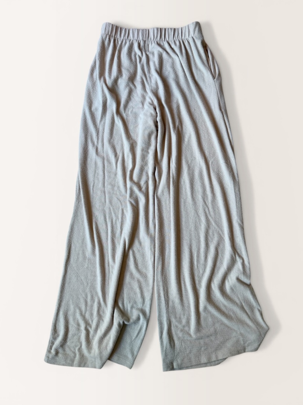 Leset Lauren Pleated Pocket Pant Almond Wide Leg High Rise S - Picture 2 of 4